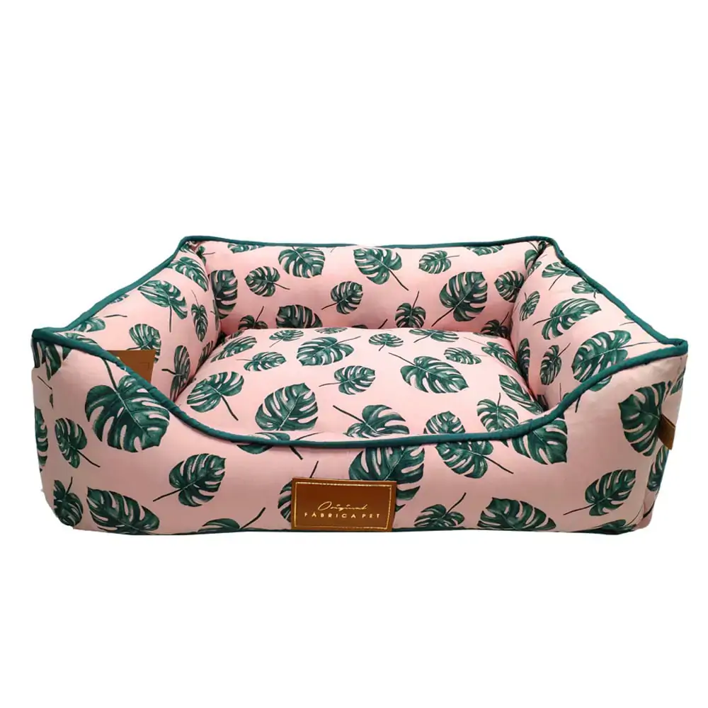 Cama Folhagem G Rosa
