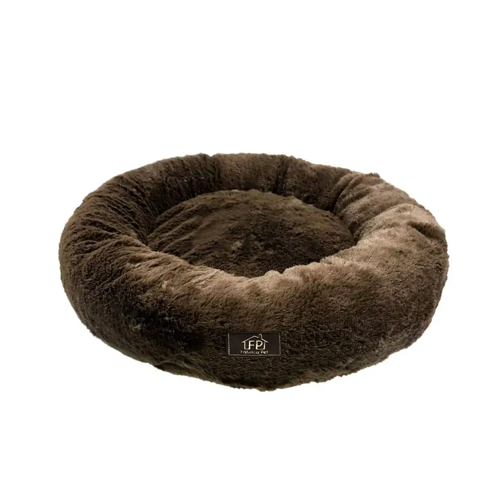 Cama Nuvem Pelúcia Marrom Tamanho P Fábrica Pet