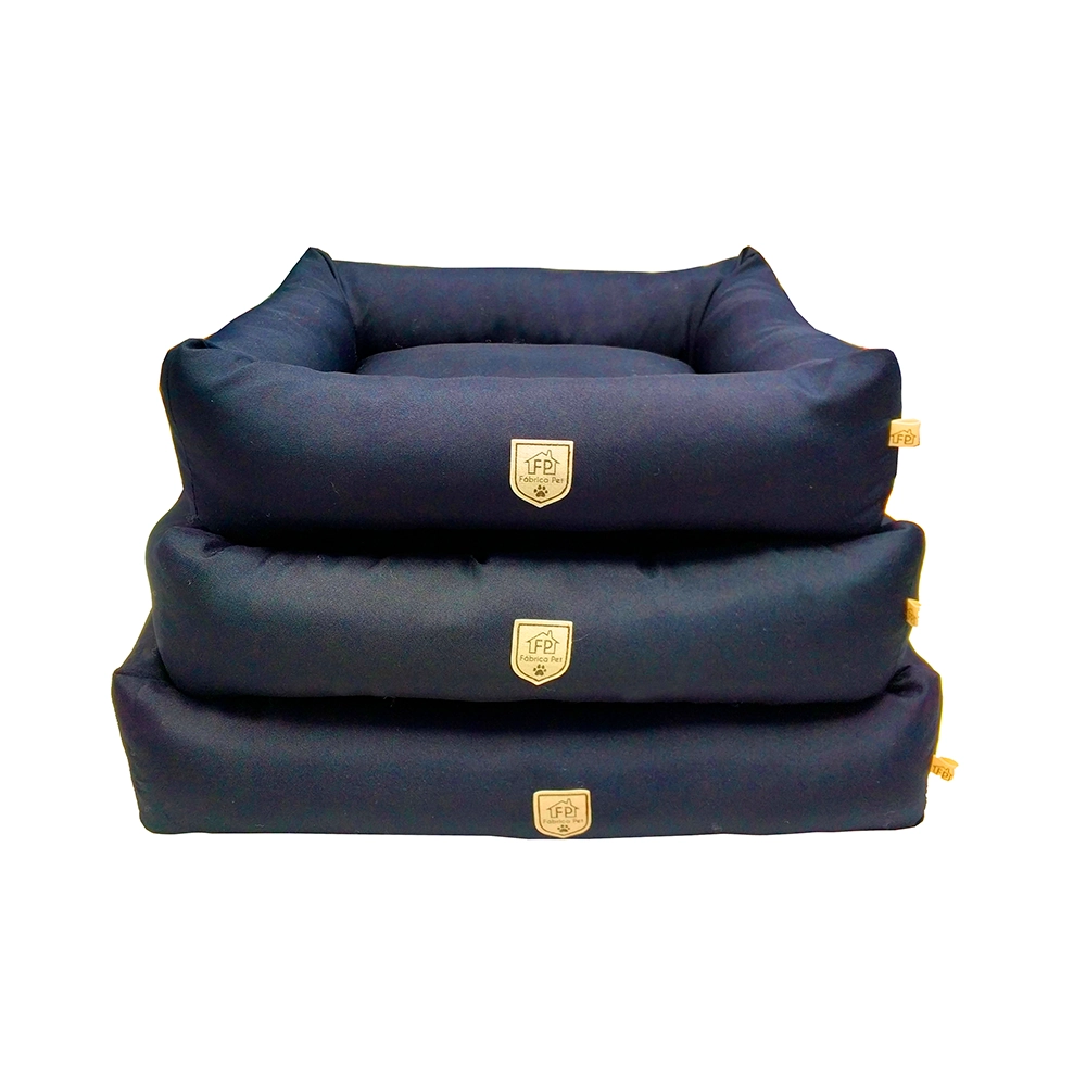 Cama Retangular Fábrica Pet Azul