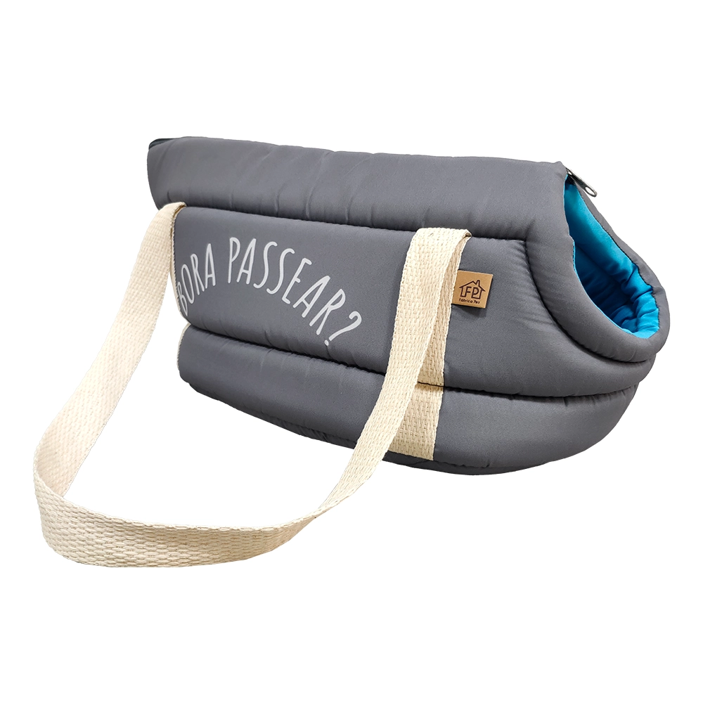 Bolsa Aberta Neon Azul G