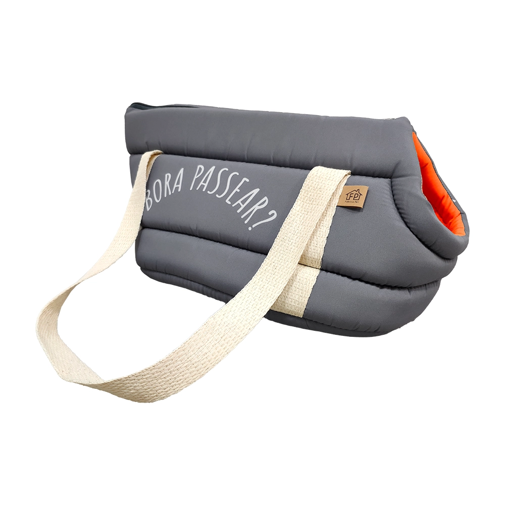Bolsa Aberta Neon Laranja G