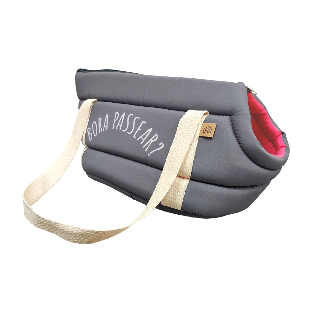 Bolsa Aberta Neon Rosa M