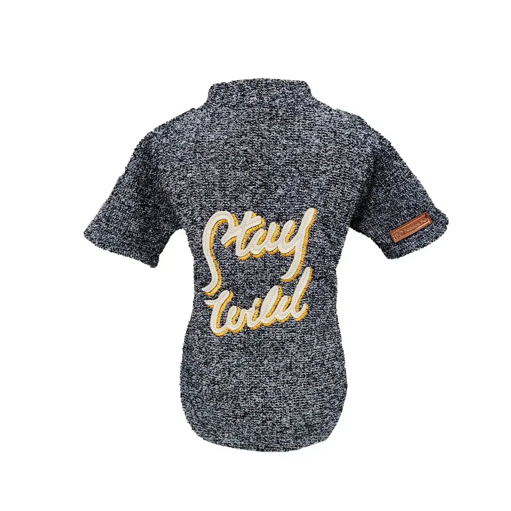 Blusa Fabrica Pet Tweed Com Manga Cinza Tamanho 10
