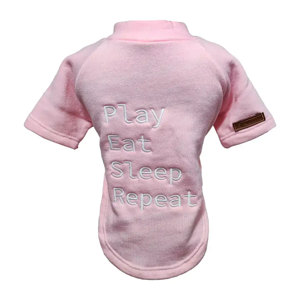 Blusa Fabrica Pet Moletom Play Rosa Tamanho 3