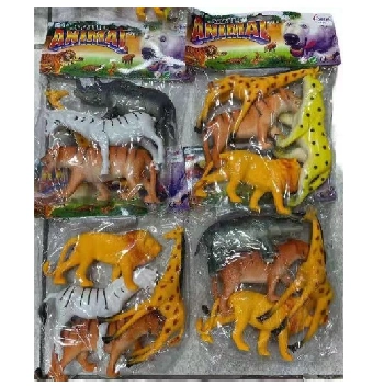 Kit Animais Savana 30cm C/4 Ref.ms 2336 Om