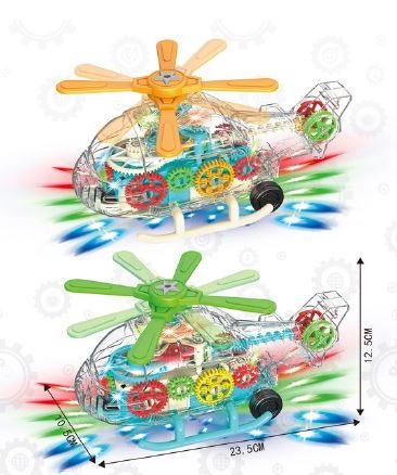 Helicoptero C/luz Bate Volta A Pilha Ref.ms:2893