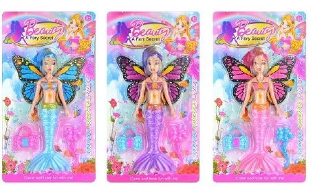 Boneca Fada Sereia Sortidas Ref.ms:3168