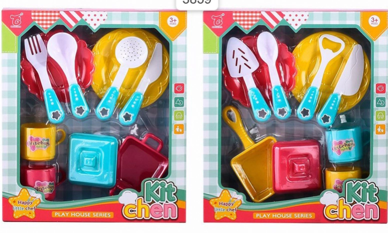 Brinquedo Hora Da Cozinha 10 Pcs Ref:ms 3859