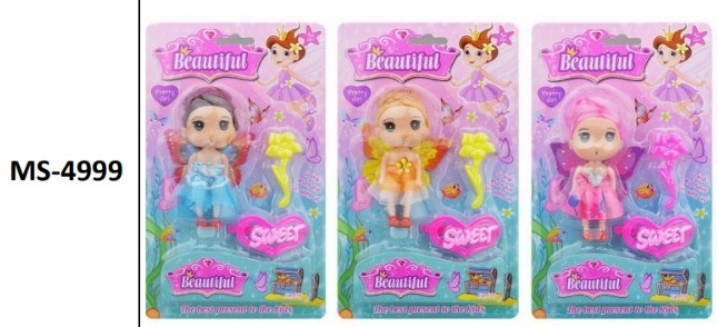 Cx C/ 144 Pcs Marca: Miki Toy Modelo: Ref:ms 4999 Brinq.boneca C/ Acessorios Colorido Desc.tecnica:c