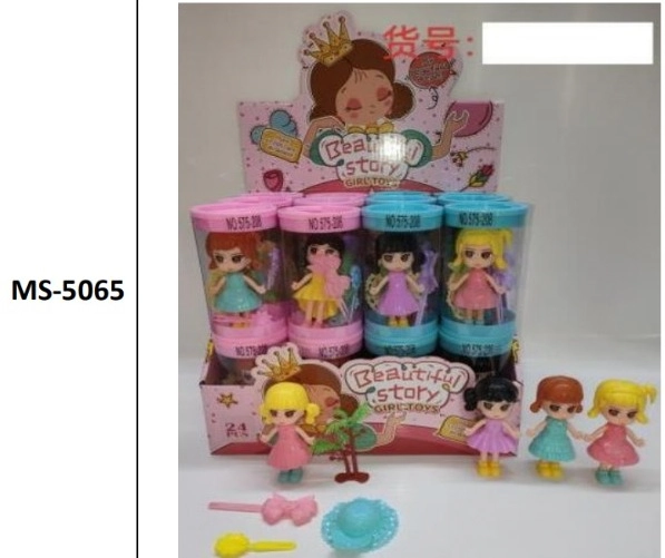 Cx C/12 Displays C/24 Pcs Cada Marca:miki Toy Mod:ref:ms 5065 Brinq.boneca C/acessorios Desc.tecnica