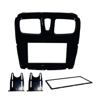 Moldura de Som 2 Din Black Piano - FIAMON SOUND 3324