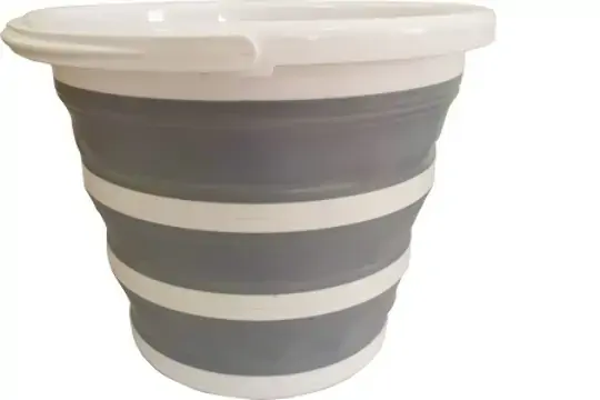 Balde Casambiente Dobravel Em Silicone 29.5x29.5x23