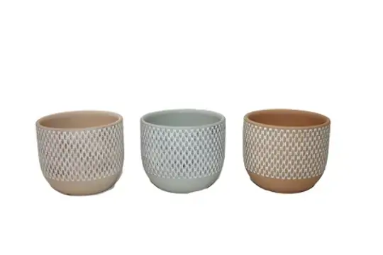 Cachepot Casambiente Natural 12 X 12 X 10 Cm