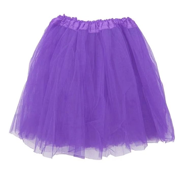 Saia Tule Roxa 30cm