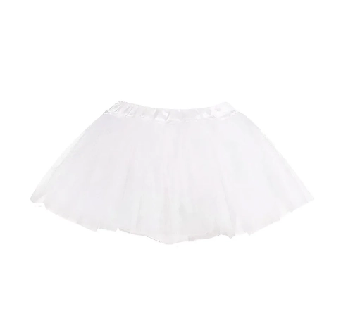 Saia Tule Branca 30cm