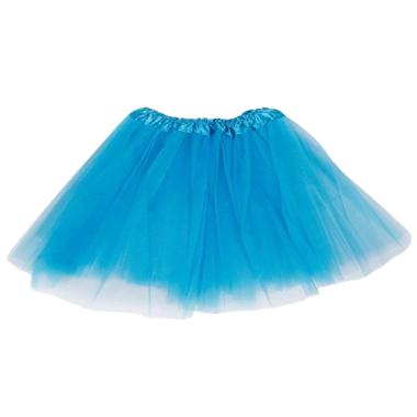 Saia Tule Azul 30cm
