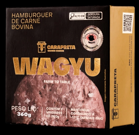 Hambrguer De Carne Bovina Cong Cp Wagyu 360g