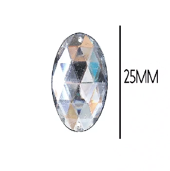 Chaton 25mm Cor 8 Prata C/100 Ref.taz 021 Nybc