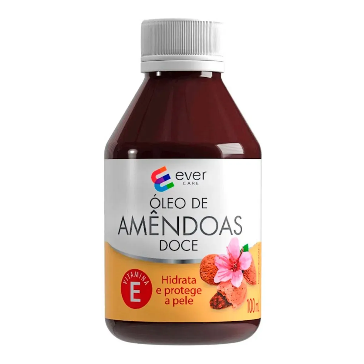Óleo De Amêndoas Ever Care 100ml - Óleo De Amêndoas Ever Care Oficinal 100ml