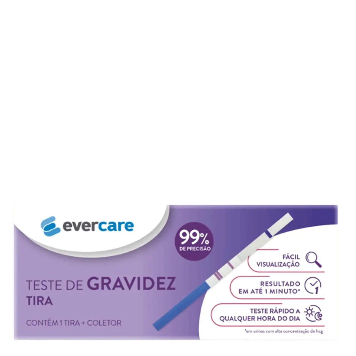 Teste de Gravidez Ever Care 1 Tira + Coletor