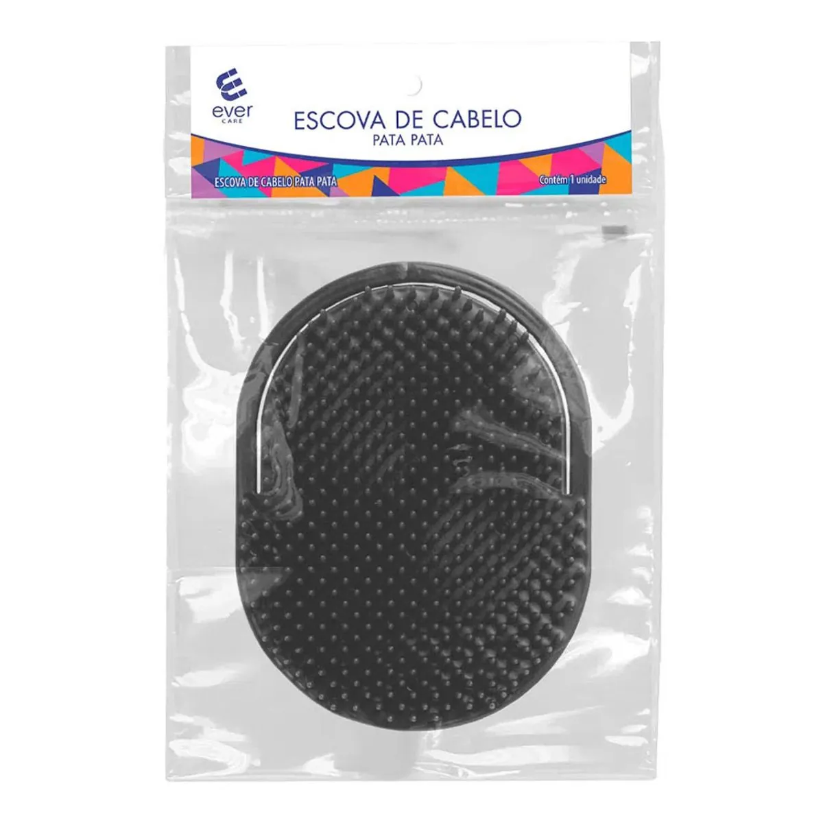 Escova De Cabelo Ever Care Pata Pata 1 Unidade