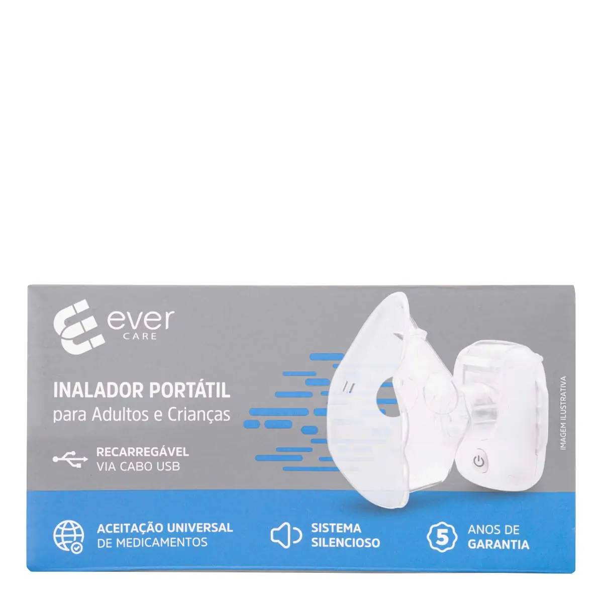 Inalador Mesh Ever Care Branco