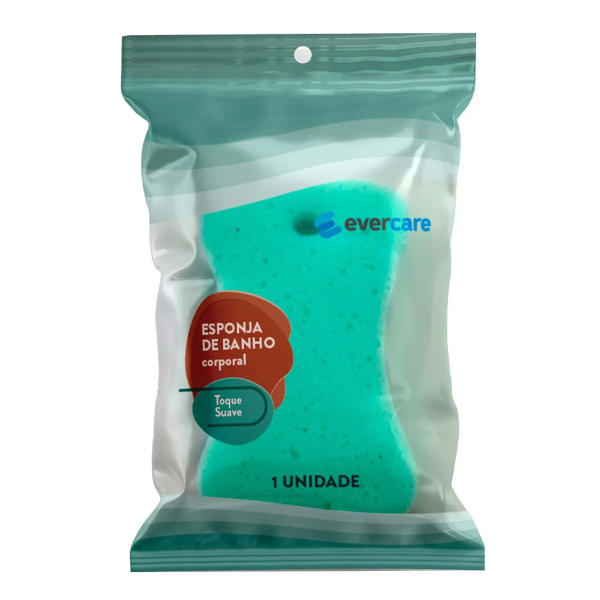 Esponja de Banho Ever Care Sintética Softcare 1 Unidade