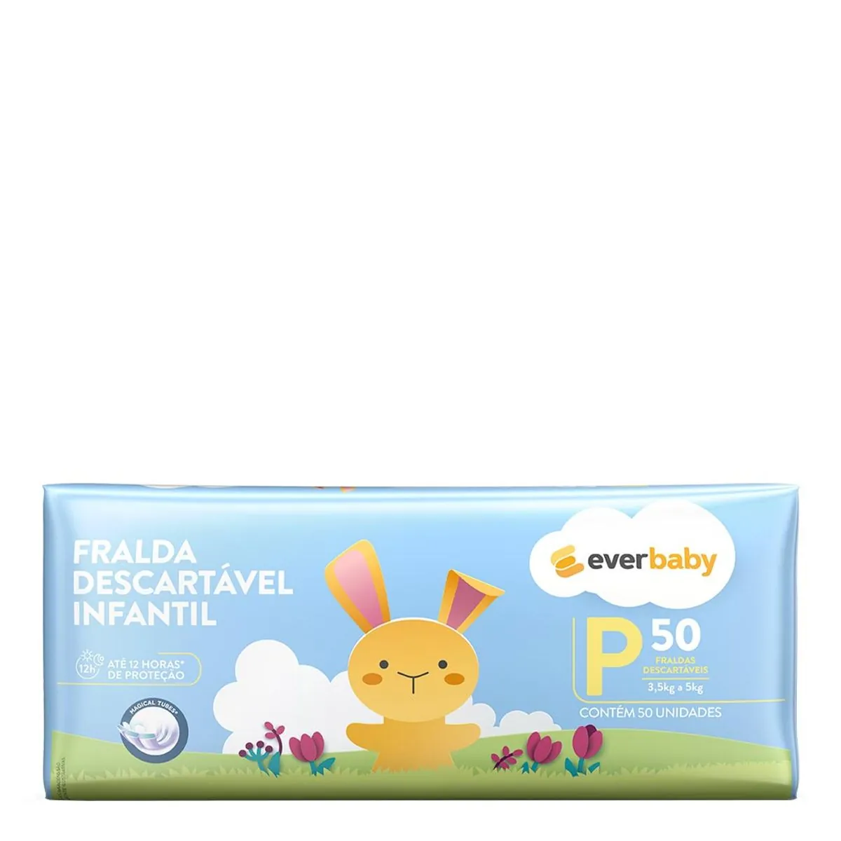 Fralda Ever Baby P 50 Unidades
