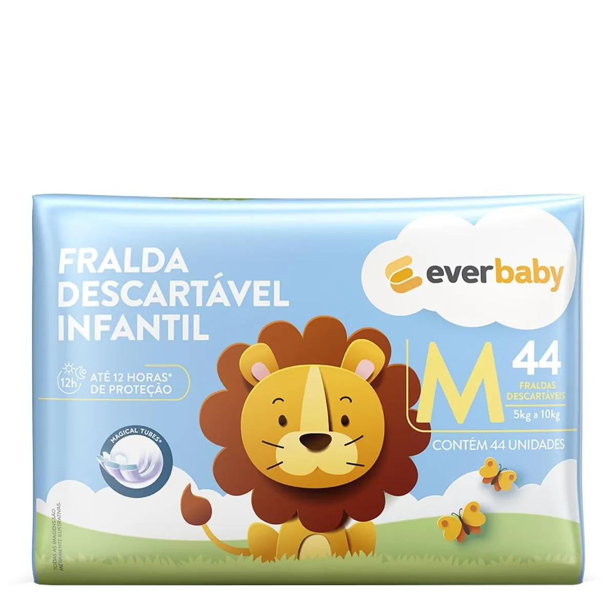 Fralda Ever Baby M 44 Unidades