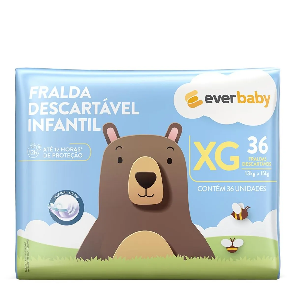 Fralda Ever Baby XG 36 Unidades