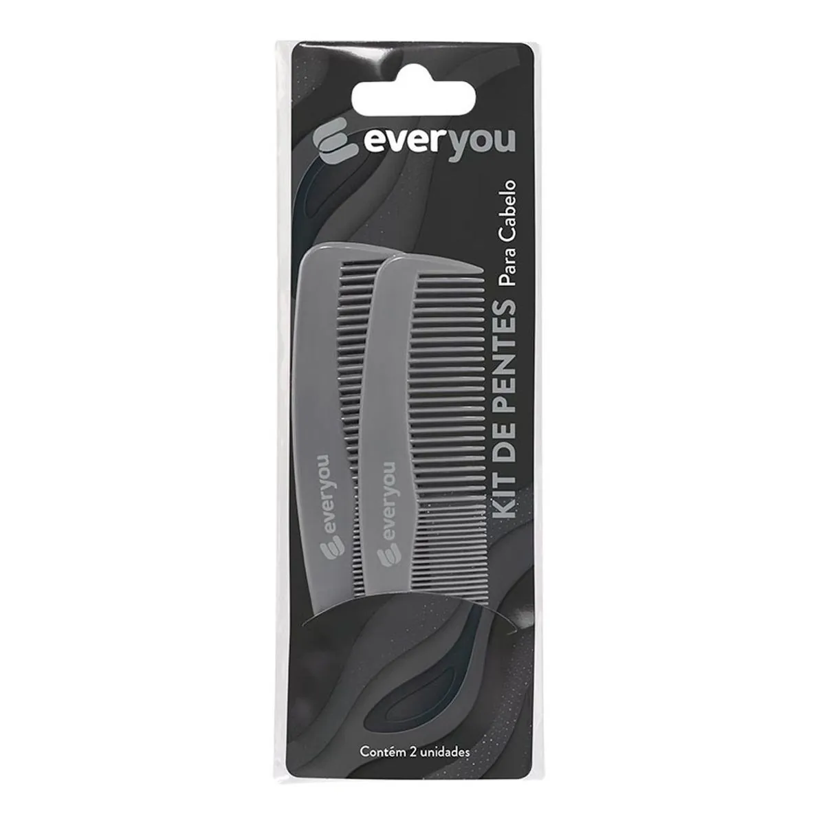 Kit Pentes para Cabelo Ever You 2 Unidades