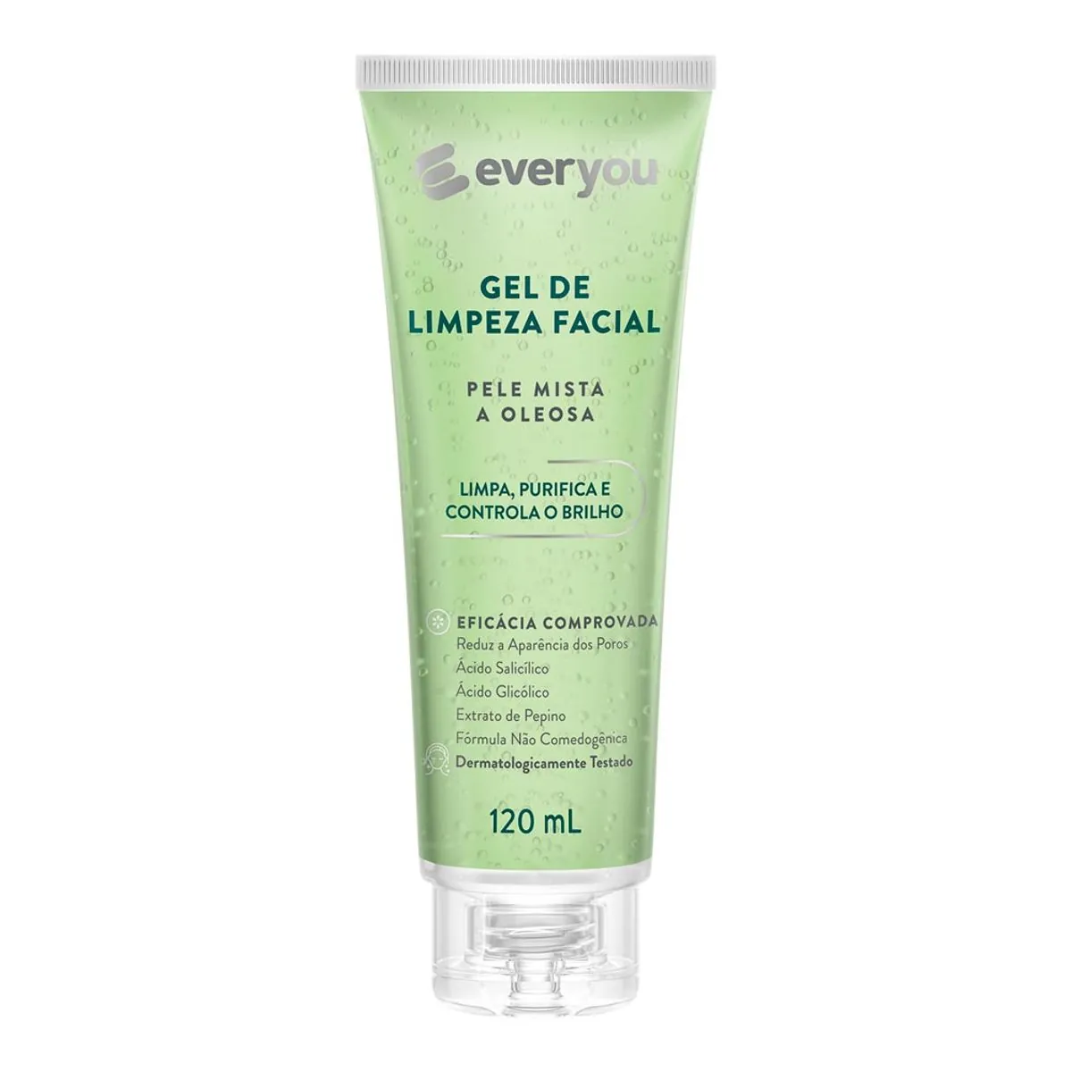 Gel de Limpeza Facial Ever You Pele Mista à Oleosa 120ml