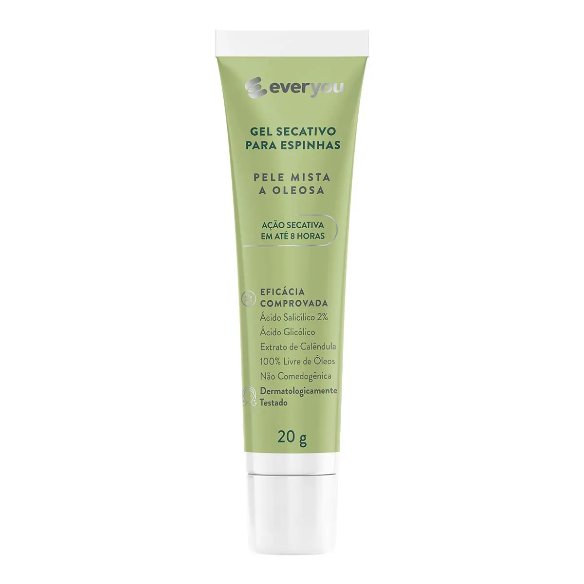 Gel Secativo Ever You Pele Mista a Oleosa 20g