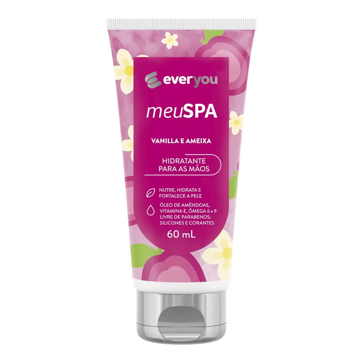 Hidratante para Mãos Ever You Meu SPA Vanilla e Ameixa 60ml