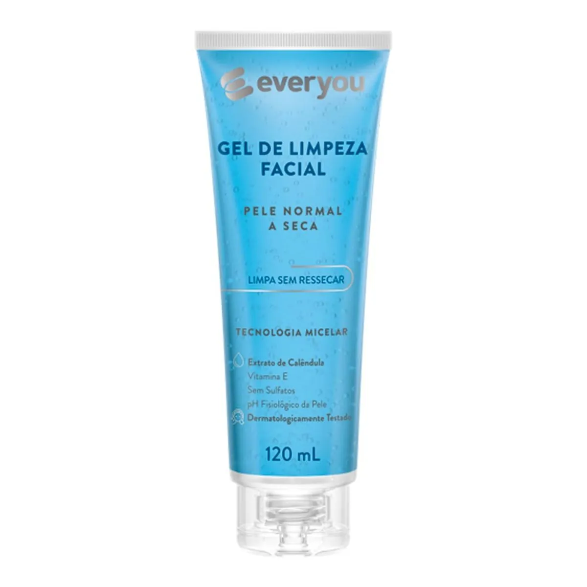 Gel de Limpeza Facial Ever You Pele Normal à Seca 120ml