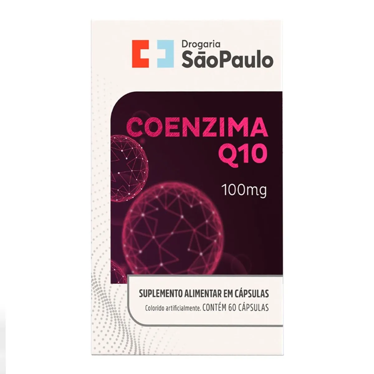 Coenzima Q10 100mg Drogaria São Paulo 60 Cápsulas