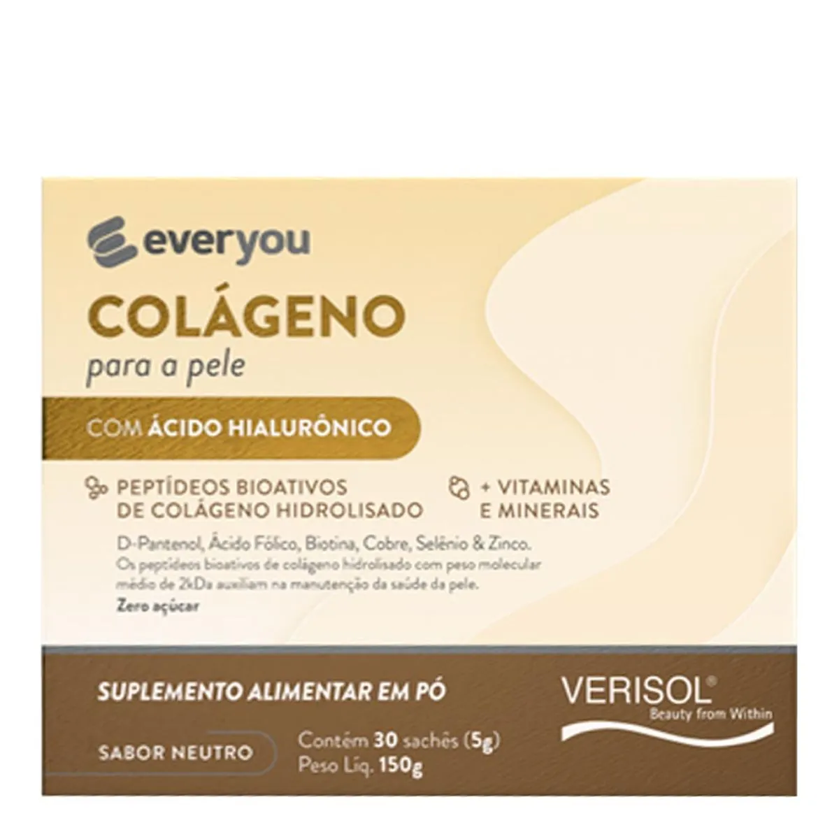 Colágeno Verisol + HA Ever You 30 Sachês com 5g Cada