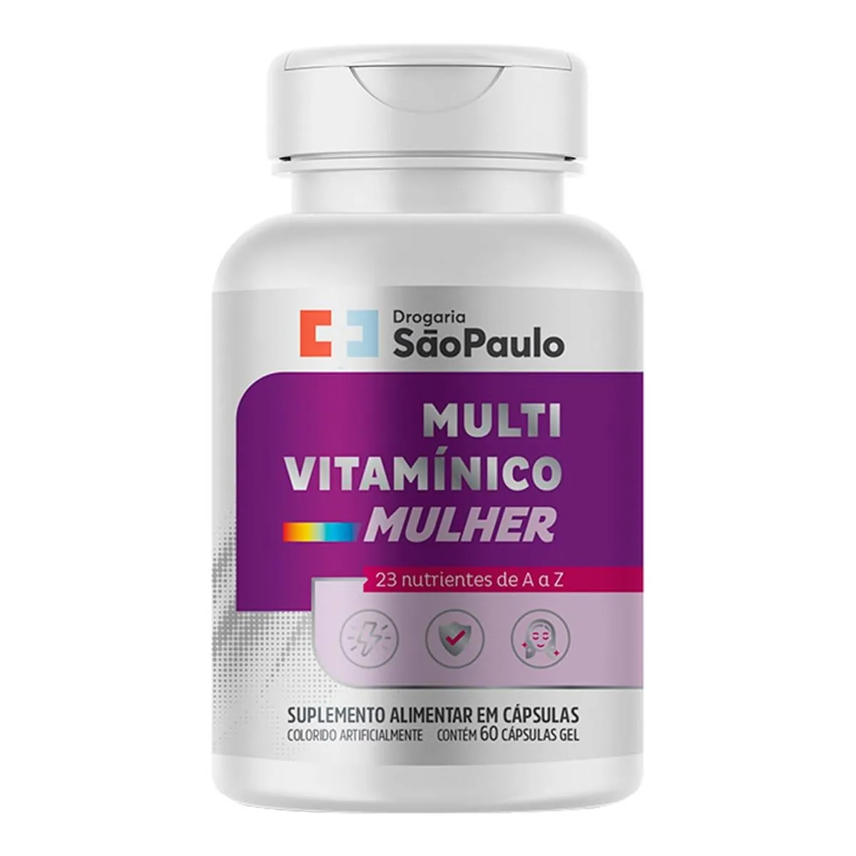Multivitamínico Mulher Drogaria São Paulo 60 Cápsulas Gelatinosas
