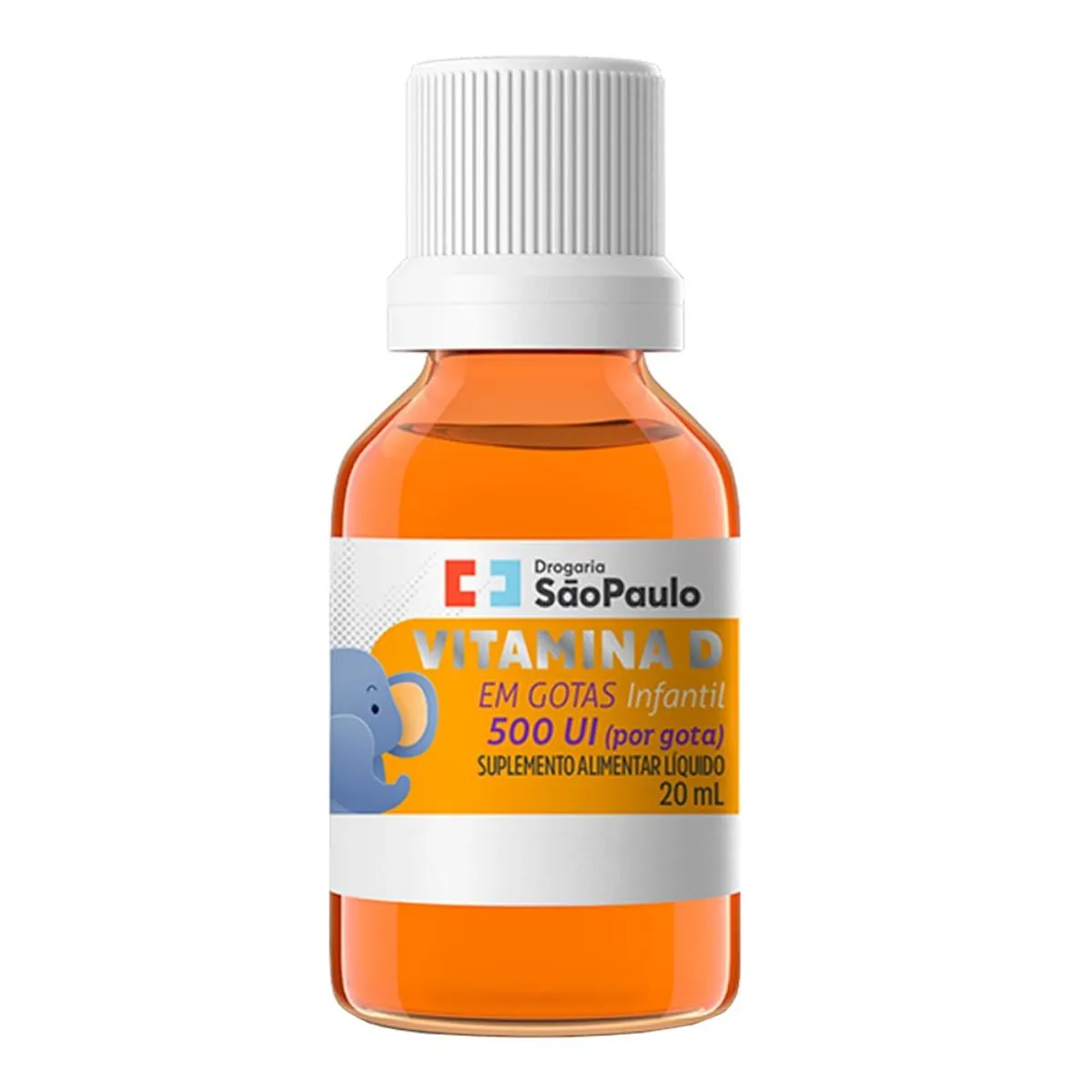 Vitamina D 500UI Drogarias São Paulo 20ml
