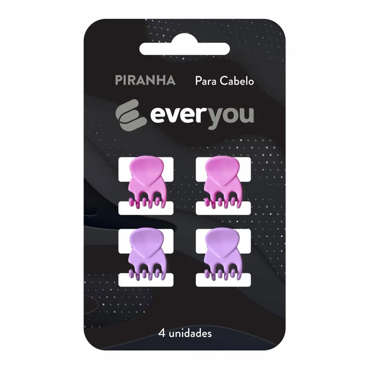 Mini Piranha para Cabelo Ever You 4 Unidades