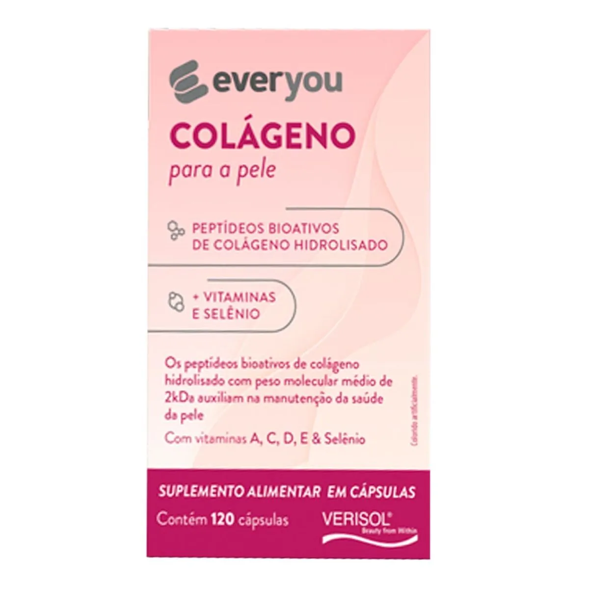 Colágeno Verisol + Vitaminas Ever You 120 Cápsulas