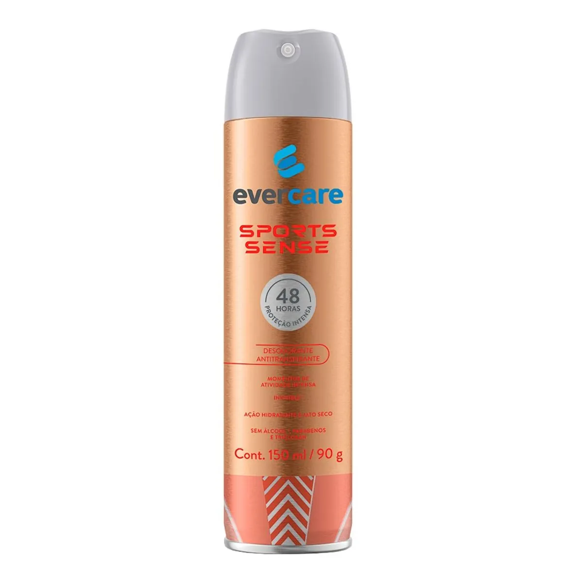 Desodorante Antitranspirante Ever Care Sports Sense 150ml Aerossol