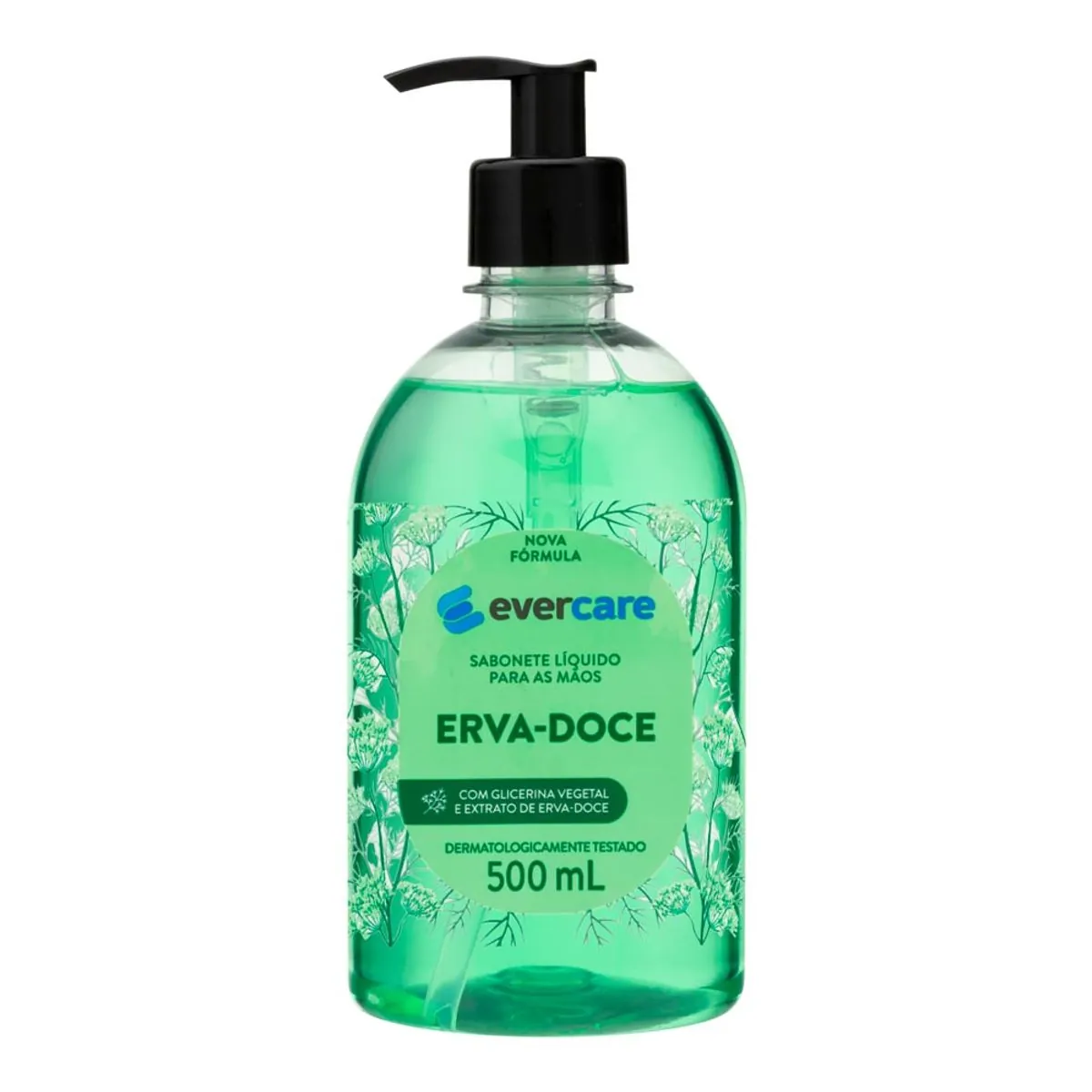 Sabonete Líquido Para As Mãos Ever Care Erva-Doce 500ml