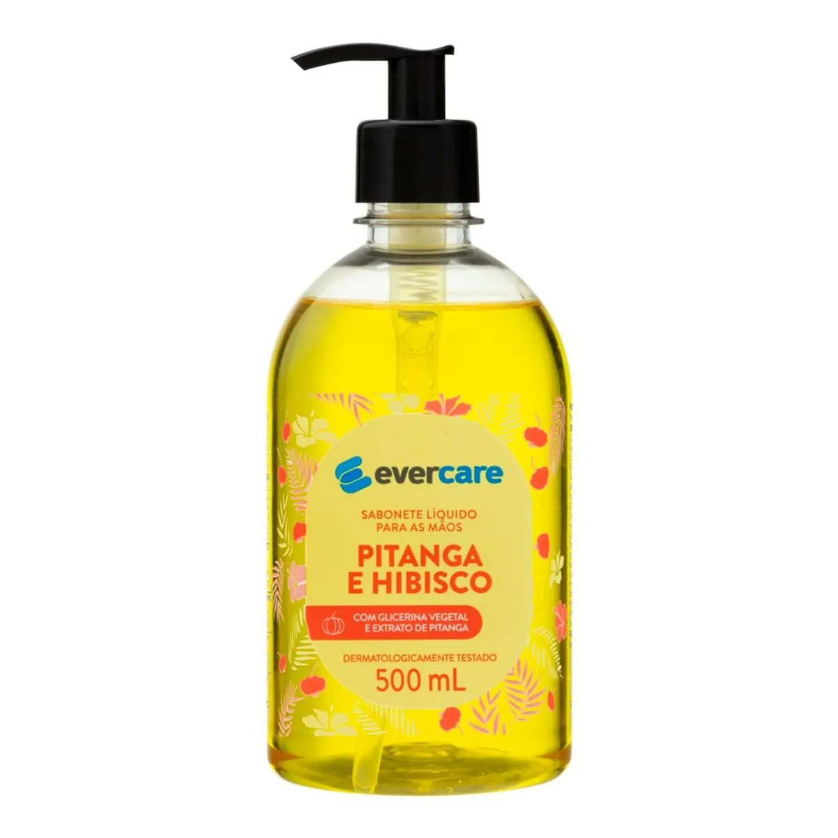 Sabonete Líquido Para Mãos Ever Care Pitanga E Hibisco 500ml
