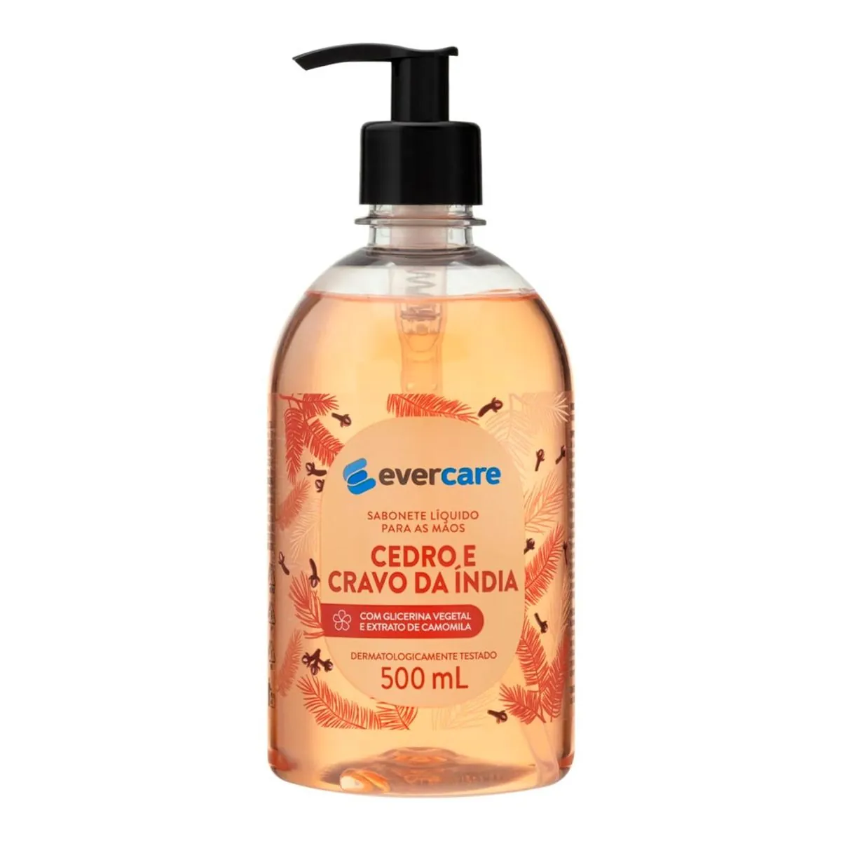Sabonete Líquido Para As Mãos Ever Care Cedro Da Índia 500ml