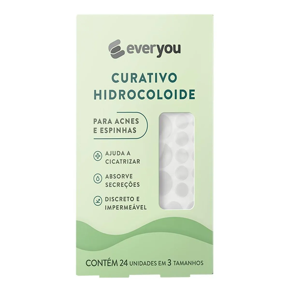 Curativo Hidrocoloide para Acne Ever You 24 Unidades