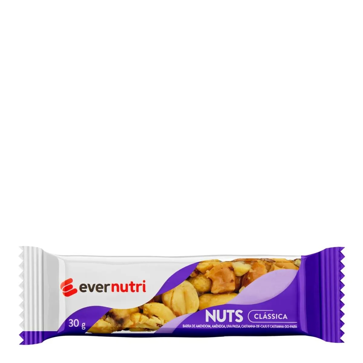 Barra De Nuts Clássica Ever Nutri 30g