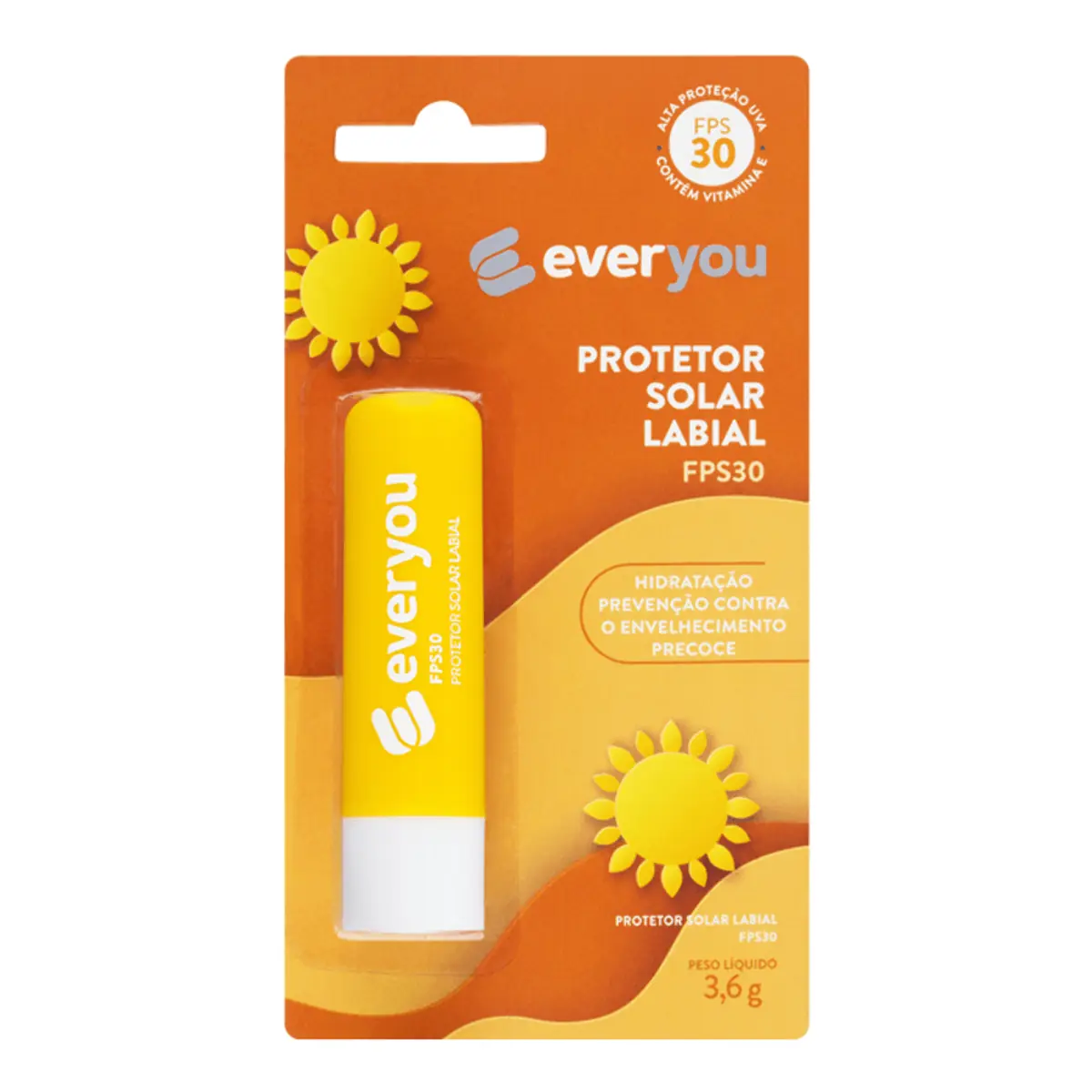 Protetor Solar Labial Ever You FPS30 3,6g