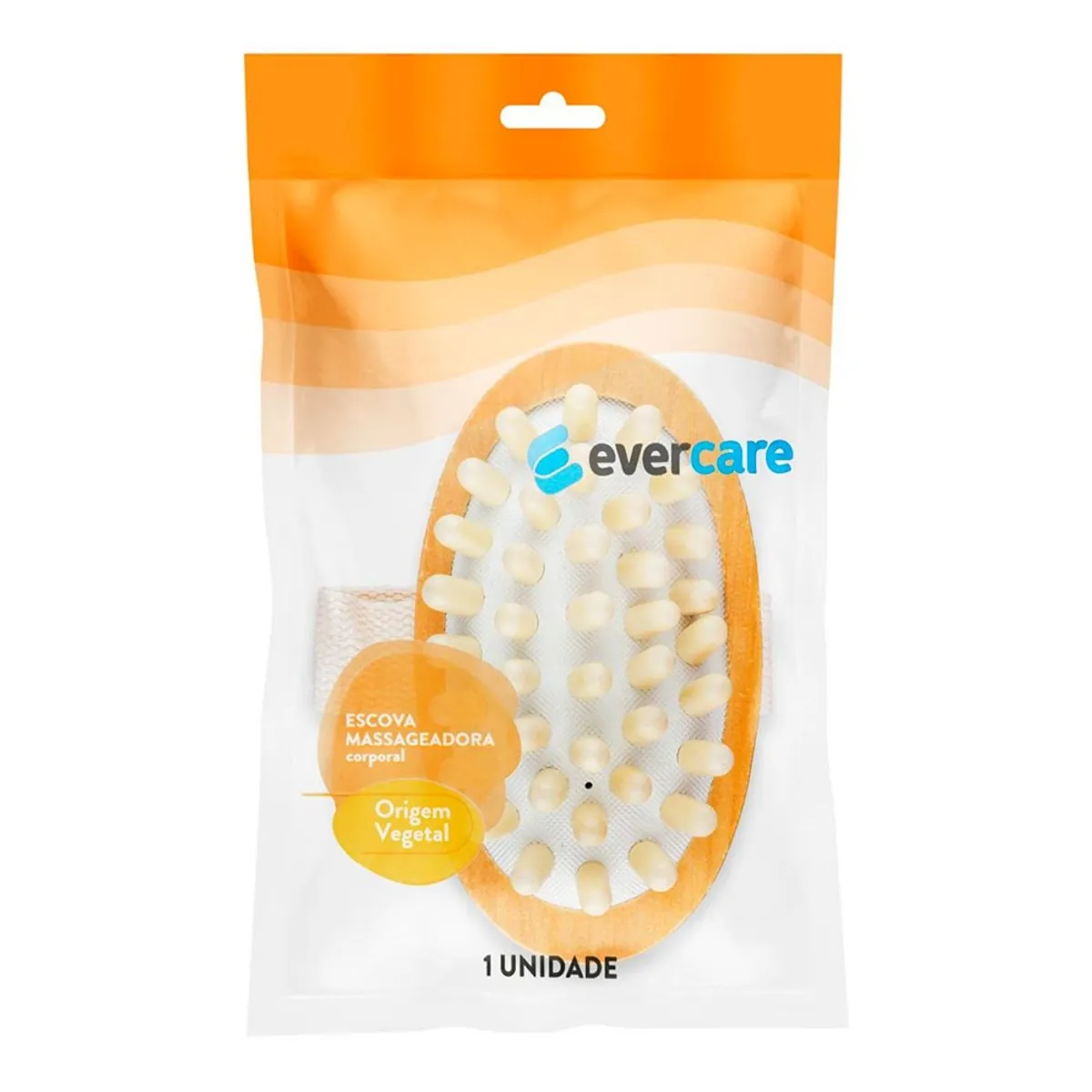 Escova Massageadora Corporal Ever Care 1 Unidade
