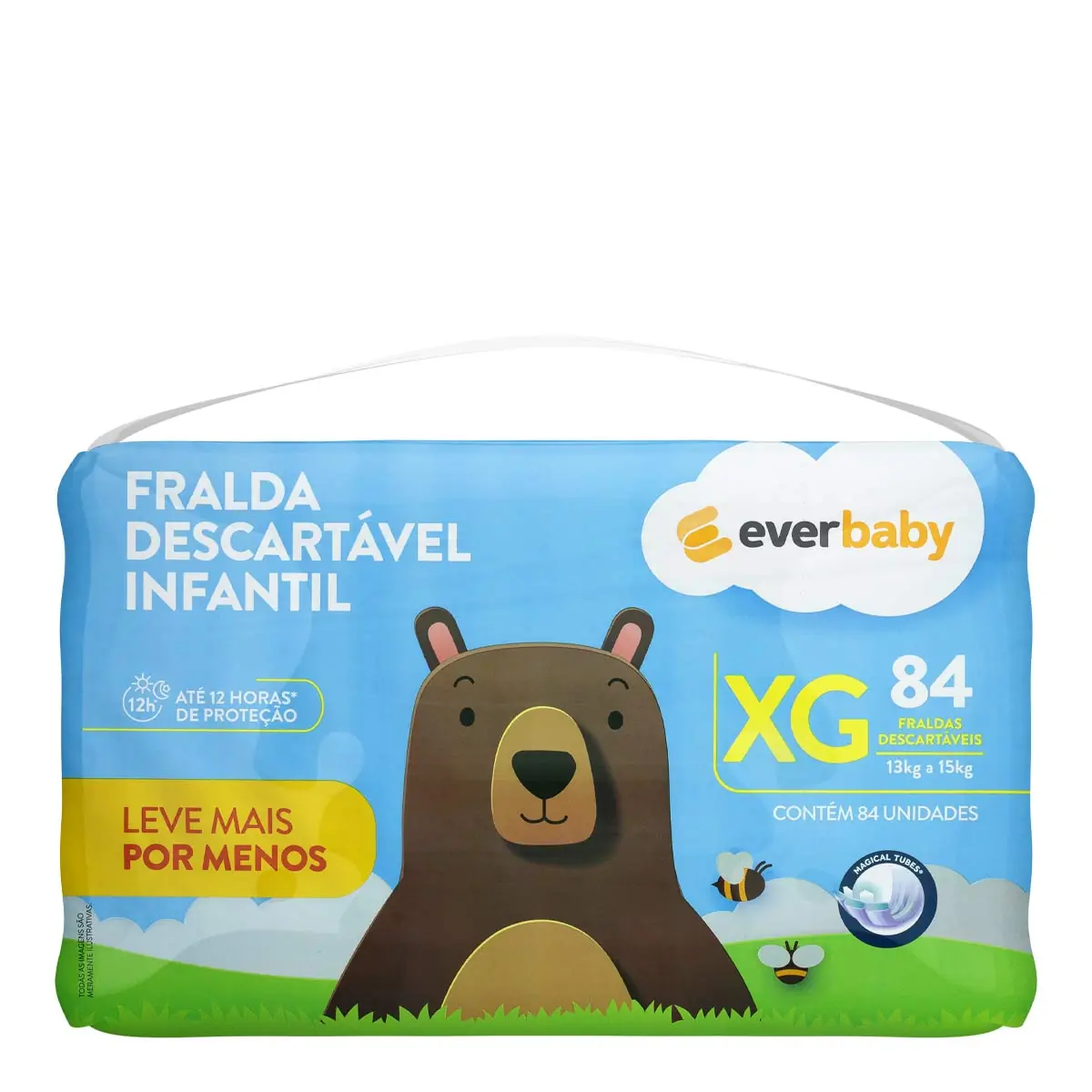 Fralda Ever Baby XG 84 Unidades